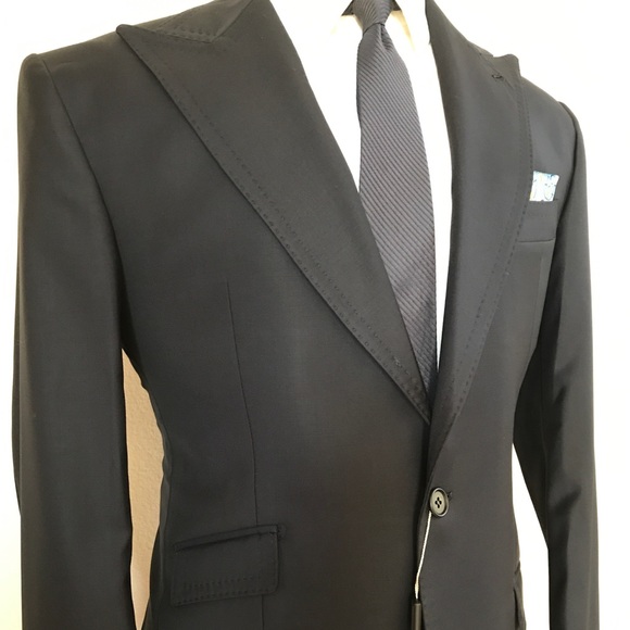 Navy super 150 Cerruti wool suit size 404244R